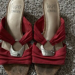Impo Women's Red Stretch Sandals